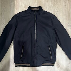 Japanese Dark-Navy Varsity Bomber Jacket